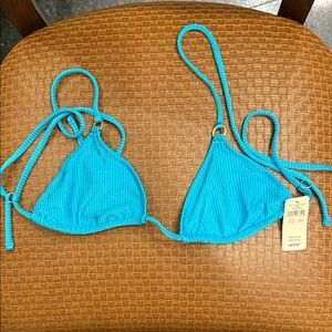 Aerie Bright Blue Bikini Top